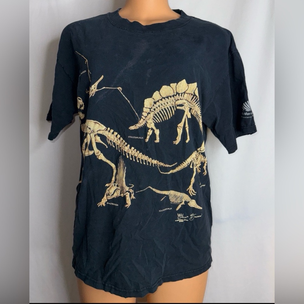 Vintage Anvil dinosaur graphic print T-Shirt